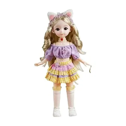 Boneca Articulada Fashion com Troca de Roupa