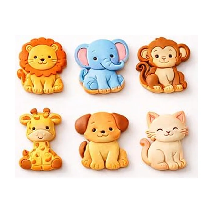 Kit Confeitaria Infantil com Massinha e Moldes — imagem 1