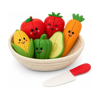 Kit Frutas e Legumes de Cortar