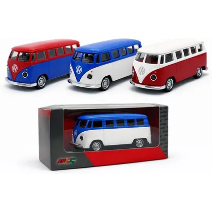 Miniatura de Ferro Kombi 11 cm com Fricção e Expositor