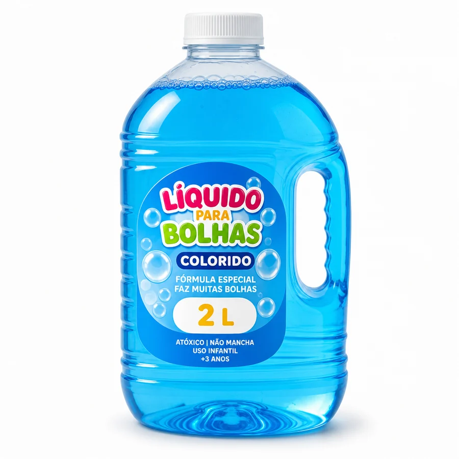 Sabão Colorido para Bolhas 2 Litros — imagem 1